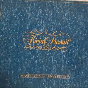Trivial Pursuit Mastergame Genius Edition Trivia Board Game w/ Dice, 2+ 17+